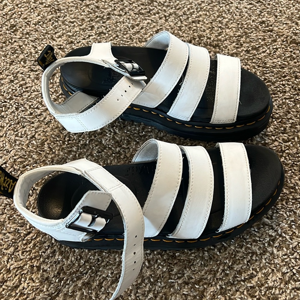 Gently used Doc Martin sandals